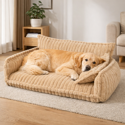 Canapé pour chien avec coussin