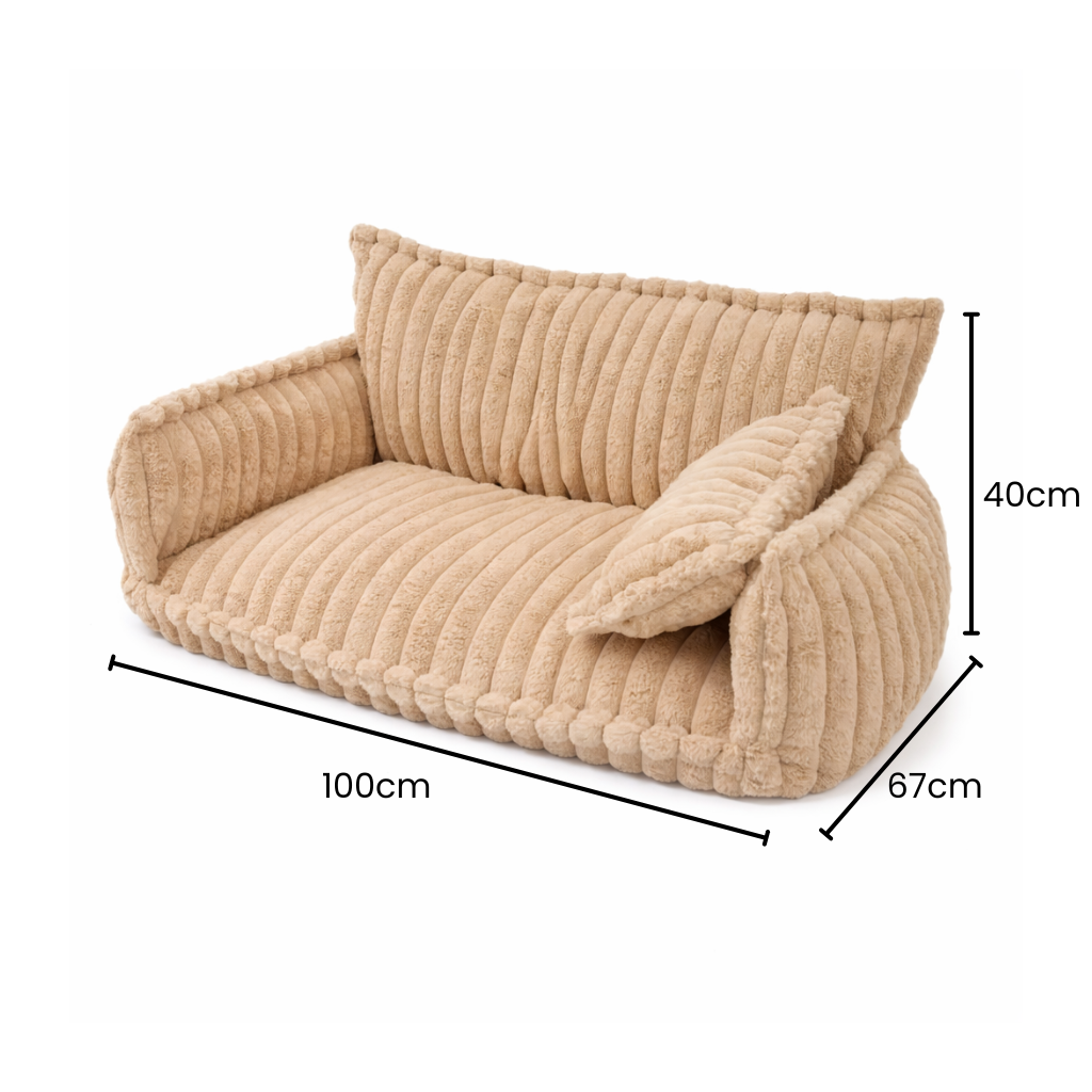 Canapé pour chien avec coussin