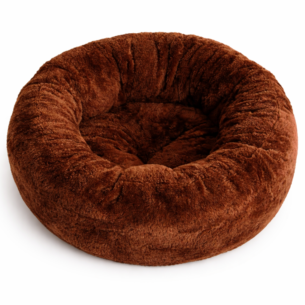 Panier rond pour chien