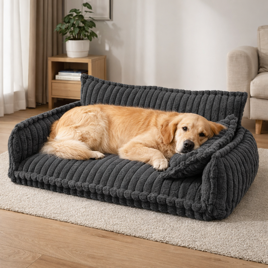 Canapé pour chien avec coussin