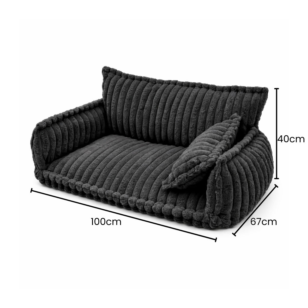 Canapé pour chien avec coussin