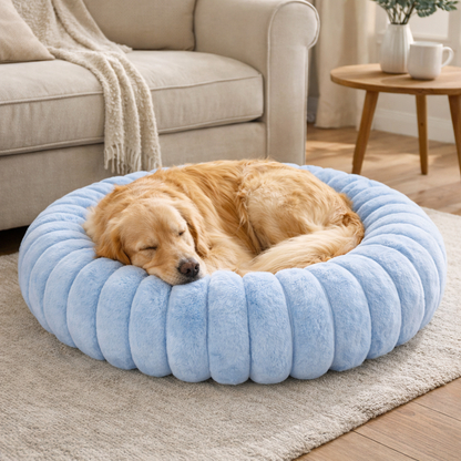 Panier rond pour chien