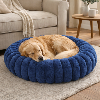 Panier rond pour chien