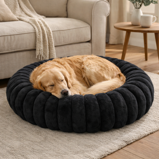 Panier rond pour chien