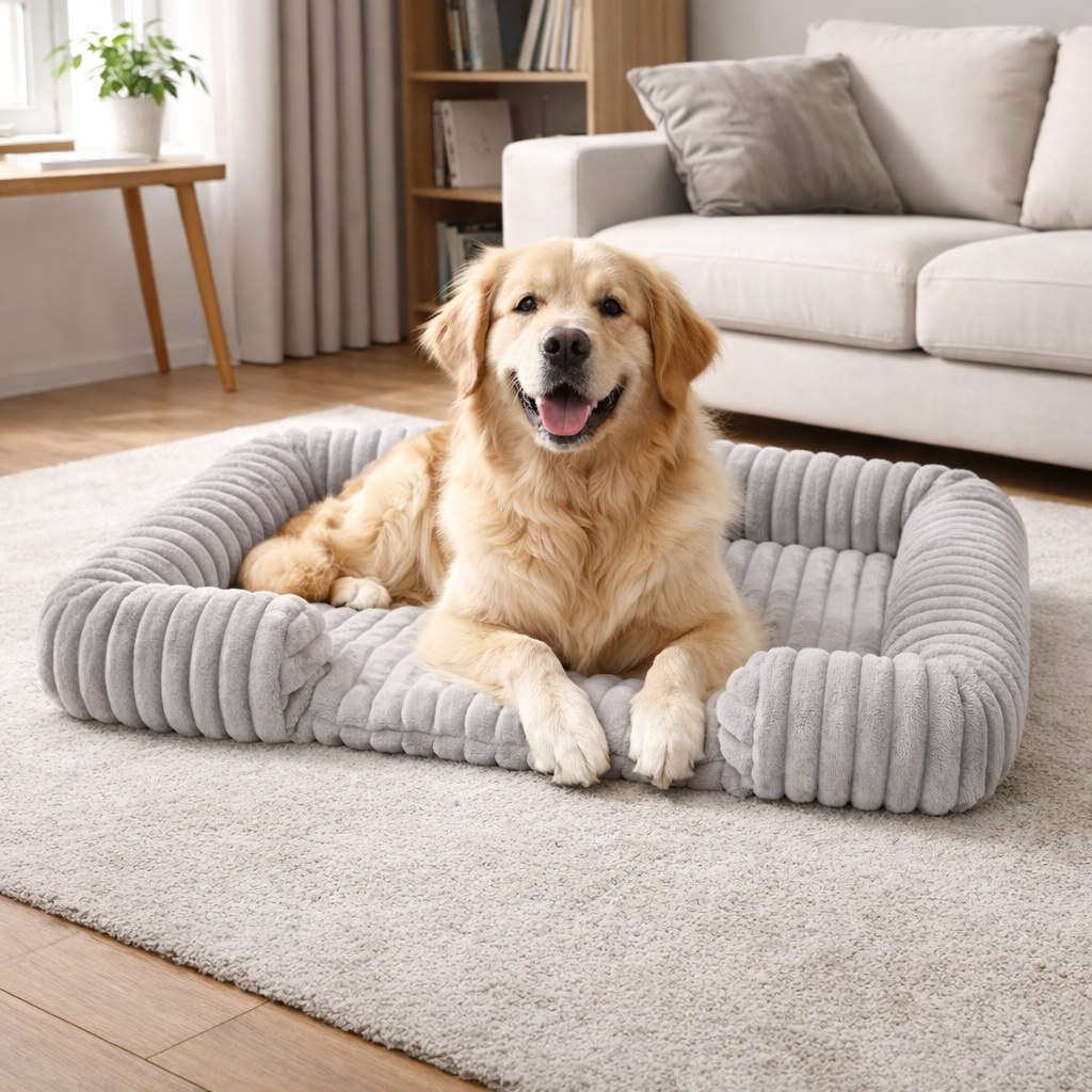 Panier pour chien en mousse à mémoire de forme