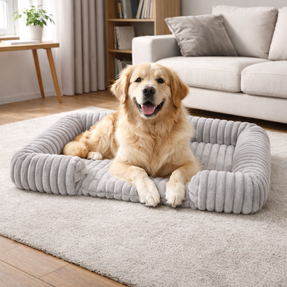 Panier pour chien en mousse à mémoire de forme