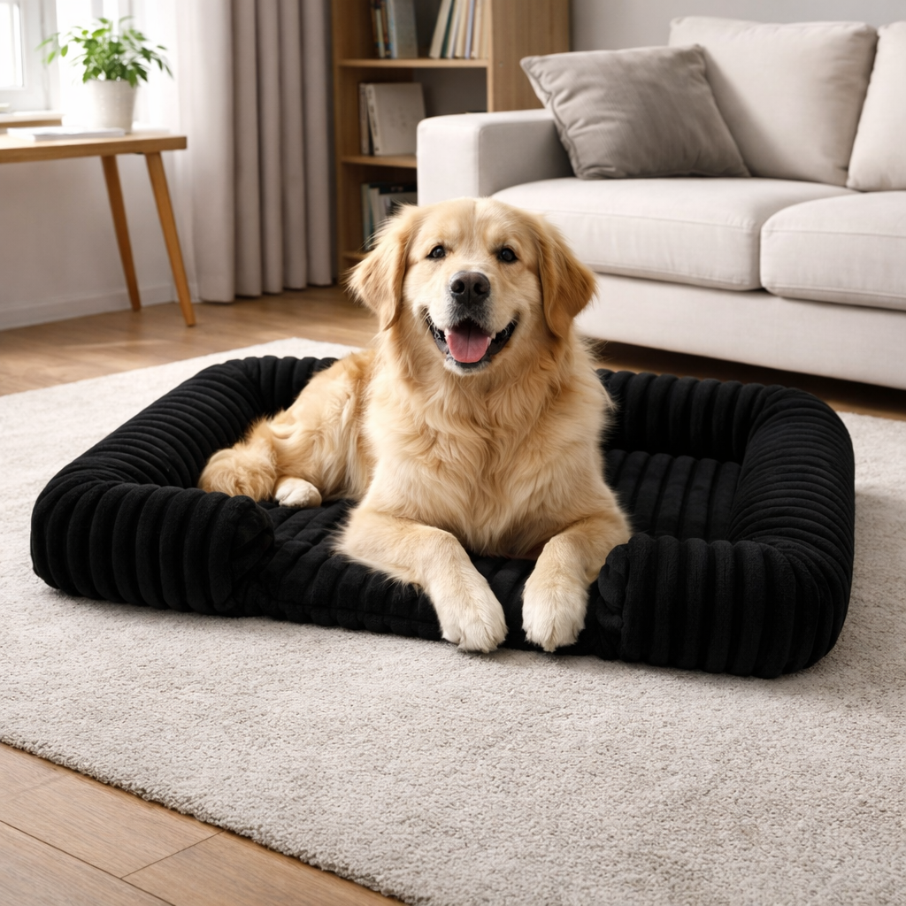 Panier pour chien en mousse à mémoire de forme