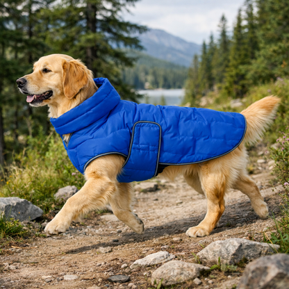 Manteau pour chien coupe-vent en coton rembourré