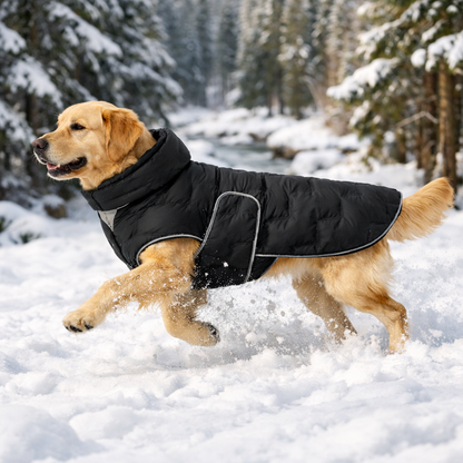 Manteau pour chien coupe-vent en coton rembourré