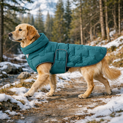 Manteau pour chien coupe-vent en coton rembourré