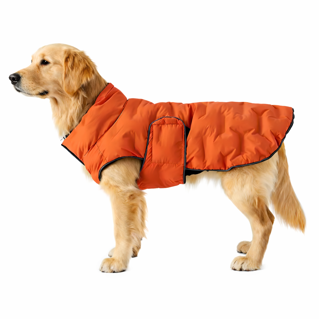 Manteau pour chien coupe-vent en coton rembourré