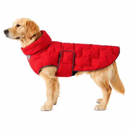 Manteau pour chien coupe-vent en coton rembourré