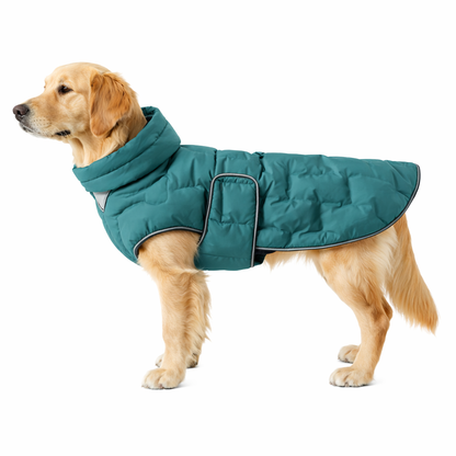 Manteau pour chien coupe-vent en coton rembourré